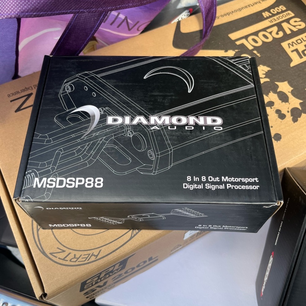 Diamond Audio MSDSP88 Motorsport 8-In 8-Out DSP - Black